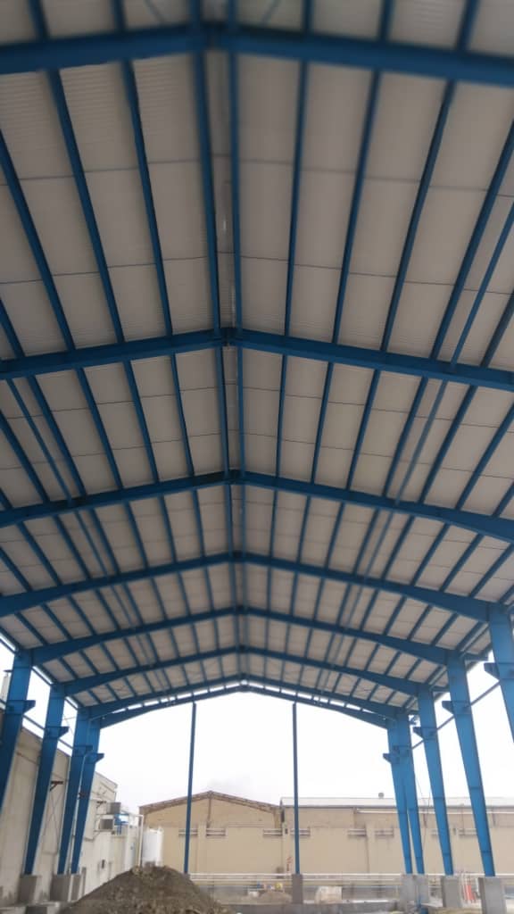 ساخت و اجرای سوله سازی پوشش امینی در قرچک